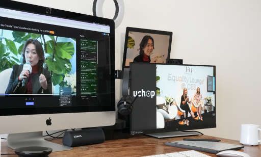 Remote Collaboration at Its Best with Uchop! 🌍 Partnering with The Female Quotient at CES2024!